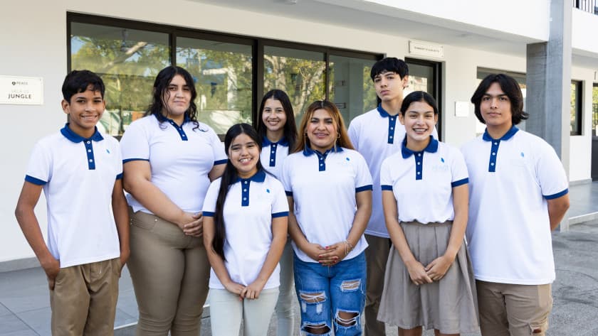 PEACE Punta de Mita team in matching polos